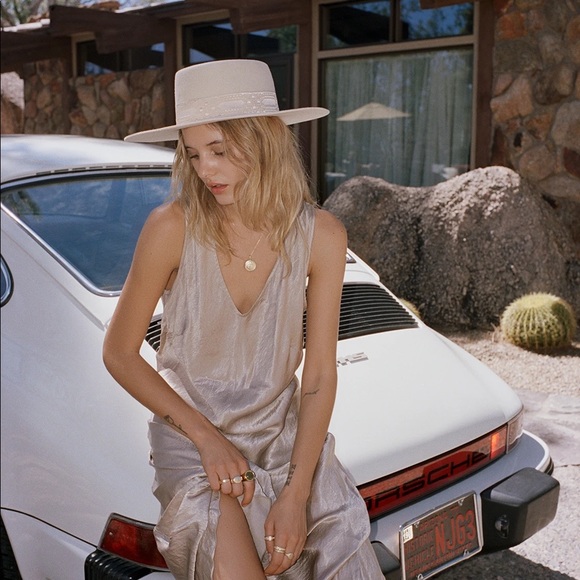 Lack of Color - NWT Sierra Hat with Gold ribbon (size M/57cm) - Picture 4 of 8